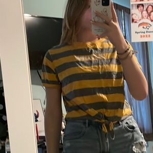 Striped Crop Top